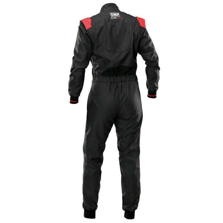 2026 NEWモデル！ OMP KS-4 SUIT ブラック×レッド(073) レーシング