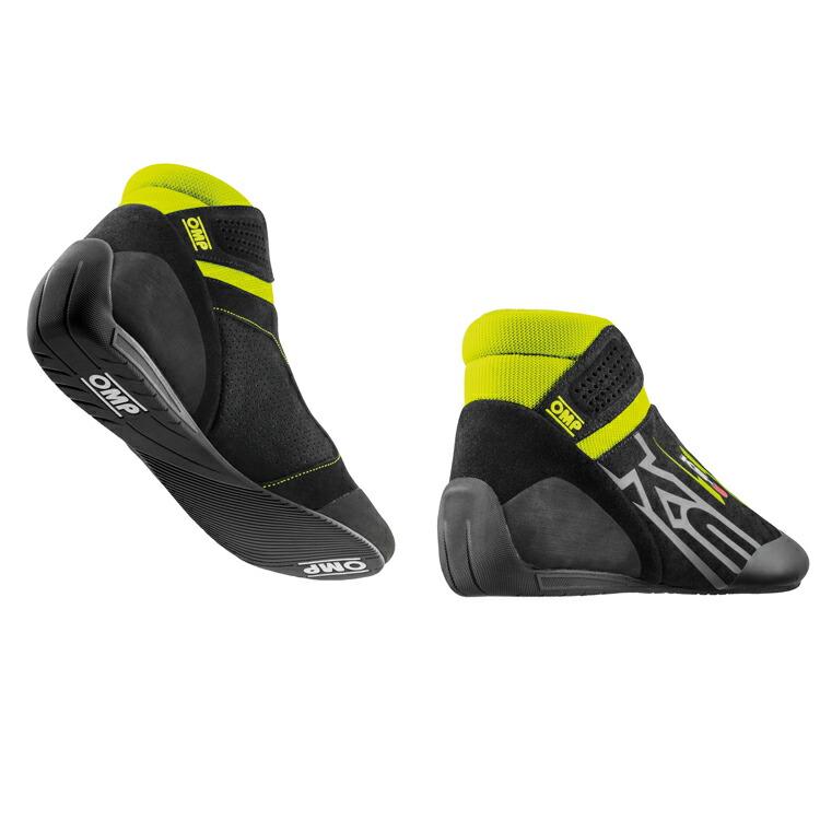 2026 NEWモデル！ OMP KS-3 SHOES ブラック×イエロー(178) レーシング
