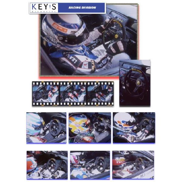 KEY!SRacing Steeringオリジナル ステアリング フラットタイプ KEY!SRacing Steeringオリジナル ステアリング フラットタイプ