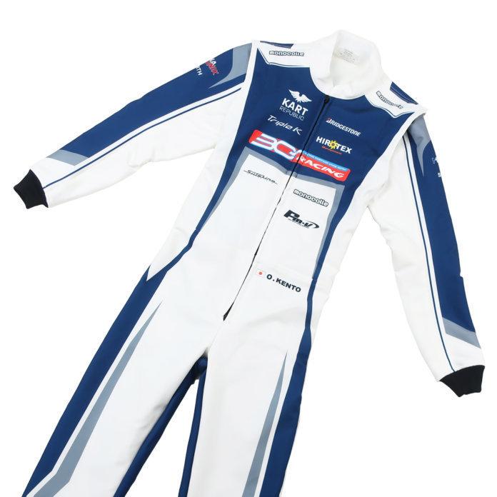 monocolle MARINA KART SUIT カートスーツ セミカスタムデザイン製作 03 MIYAZAKI レーシングカート 公認 FIA 8877-2022 Grade1 Homologation Standard 受注生産の画像
