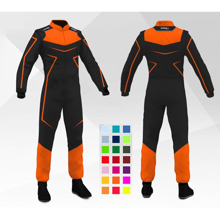 monocolle MARINA KART SUIT カートスーツ セミカスタムデザイン製作 08 レーシングカート・公認 FIA 8877-2022 Grade1 Homologation Standard 受注生産