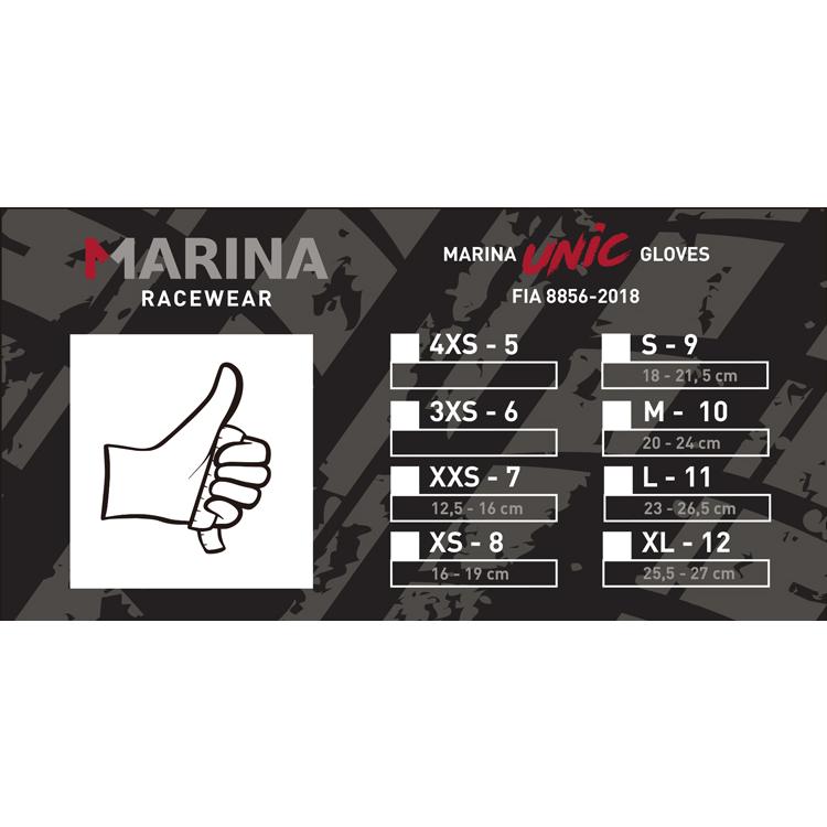 monocolle MARINA FIA公認 オリジナル レーシンググローブ製作 UNIC 1