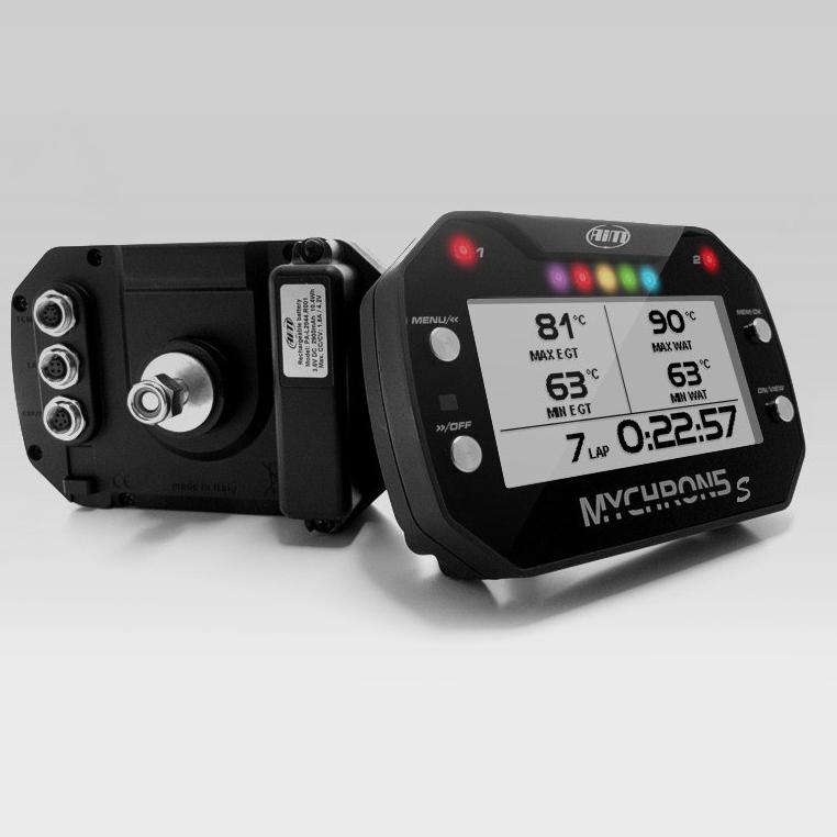 AIM MYCHRON5S 25Hz GPS ラップタイマー データーロガーキット 温度  