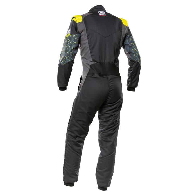 OMP TECNICA HYBRID SUIT ブラック×イエロー (178) レーシングスーツ FIA8856-2018公認モデル (IA0-1864-A01-178) MY2022の画像