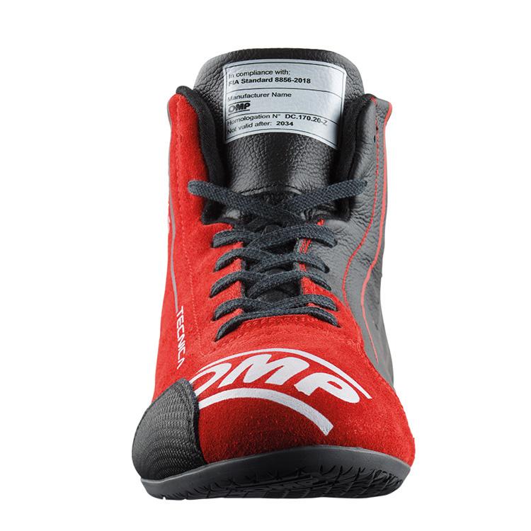OMP TECNICA SHOES レッド×ブラック(073) レーシングシューズ FIA公認