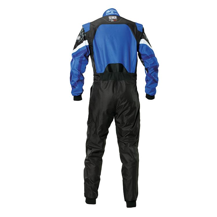 OMP KS-3X ART SUIT ロイヤルブルー×ブラック(075) MY2025 レーシングスーツ レーシングカート用 FIA8877-2022公認 (KA0-1733-075)_1