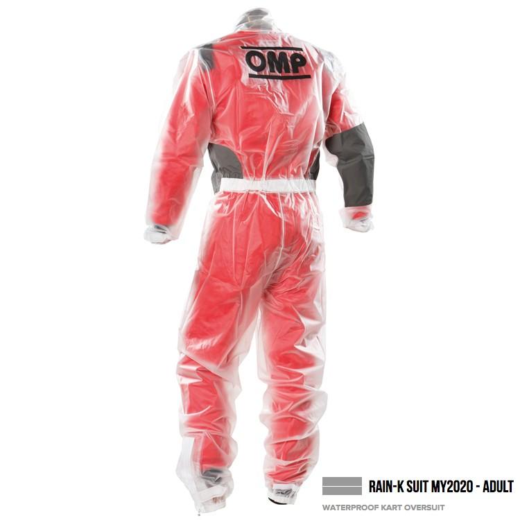 新品 オーエムピー OMP レインスーツ ホワイト M レインコート OMP RAIN SUIT RAIN-K レインスーツ クリアー 1ピース レーシング