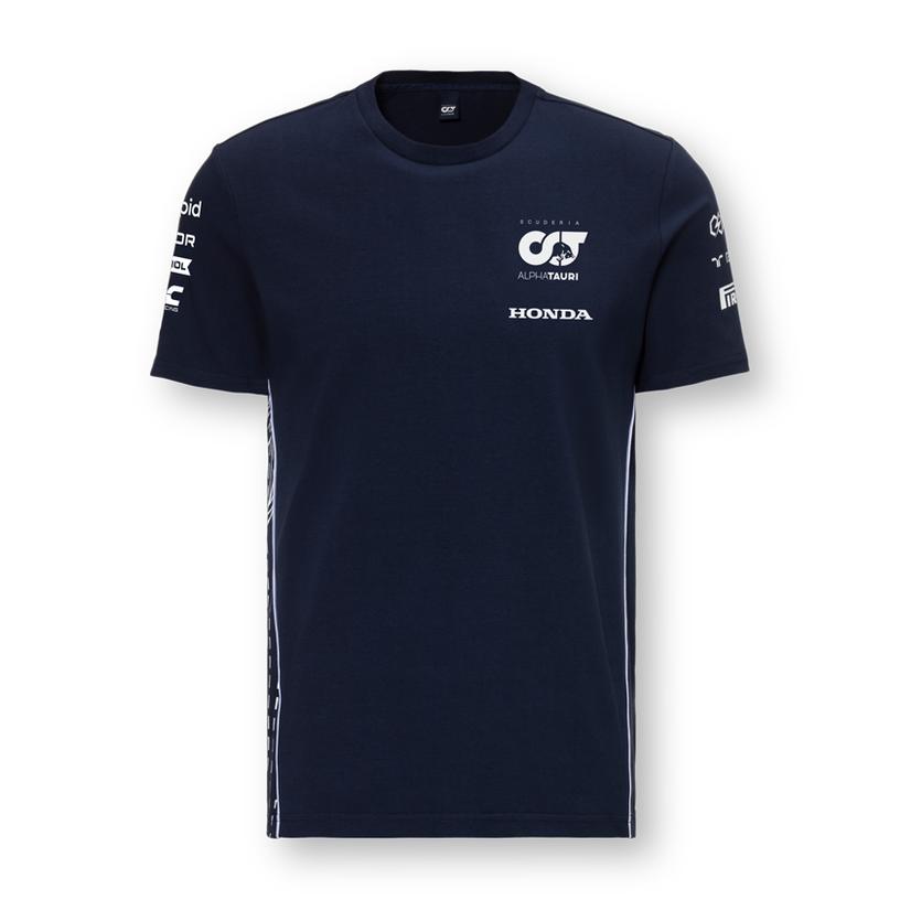 F1 スクーデリア アルファタウリ チーム Tシャツ ネイビー 2023