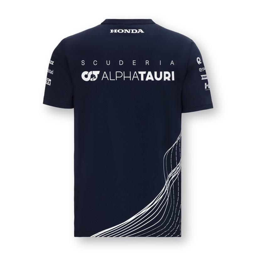 F1 スクーデリア アルファタウリ チーム Tシャツ ネイビー 2023