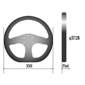 SPARCO スパルコ ステアリング ホイール L360 (レザー/スウェード