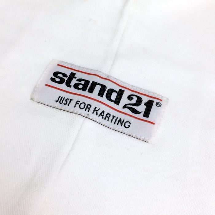 STAND21 フェイスマスク 1ホール ホワイト レーシングカート・走行会用