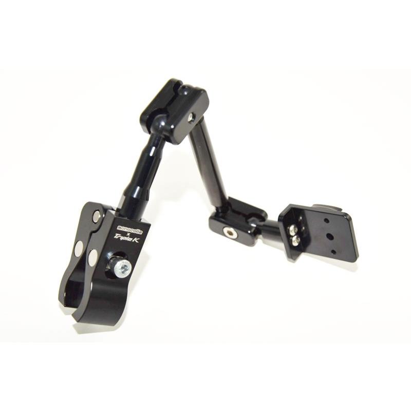 TripleK トリプルK カメラステー ロールバー固定タイプ 2段エクステンション フレキシブル タイプ 車載カメラ オンボードカメラ ※受注生産品につき納期1-2ヶ月