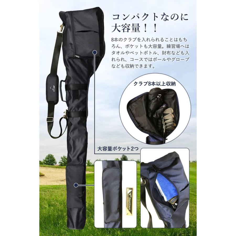 ゴルフバッグ・キャディバッグ ST2 ゴルフ クラブケース S.T.Golf ゴルフバッグ 2ポケット スレや傷