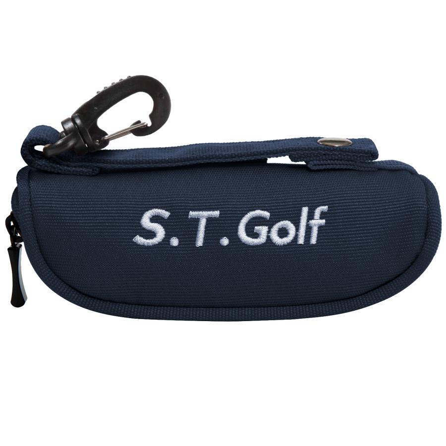 S.T.Golf ゴルフボールケース ゴルフ ボールポーチ ボール3個用 5色