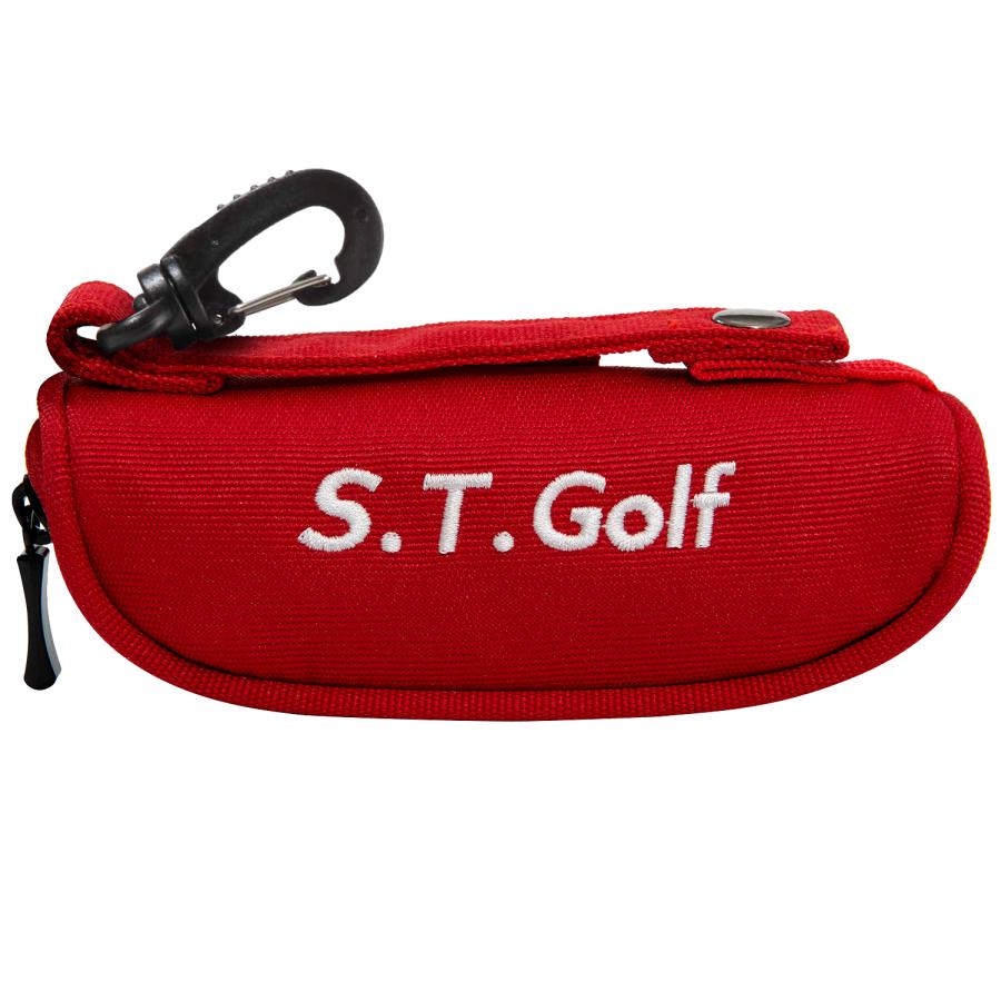 S.T.Golf ゴルフボールケース ゴルフ ボールポーチ ボール3個用 5色