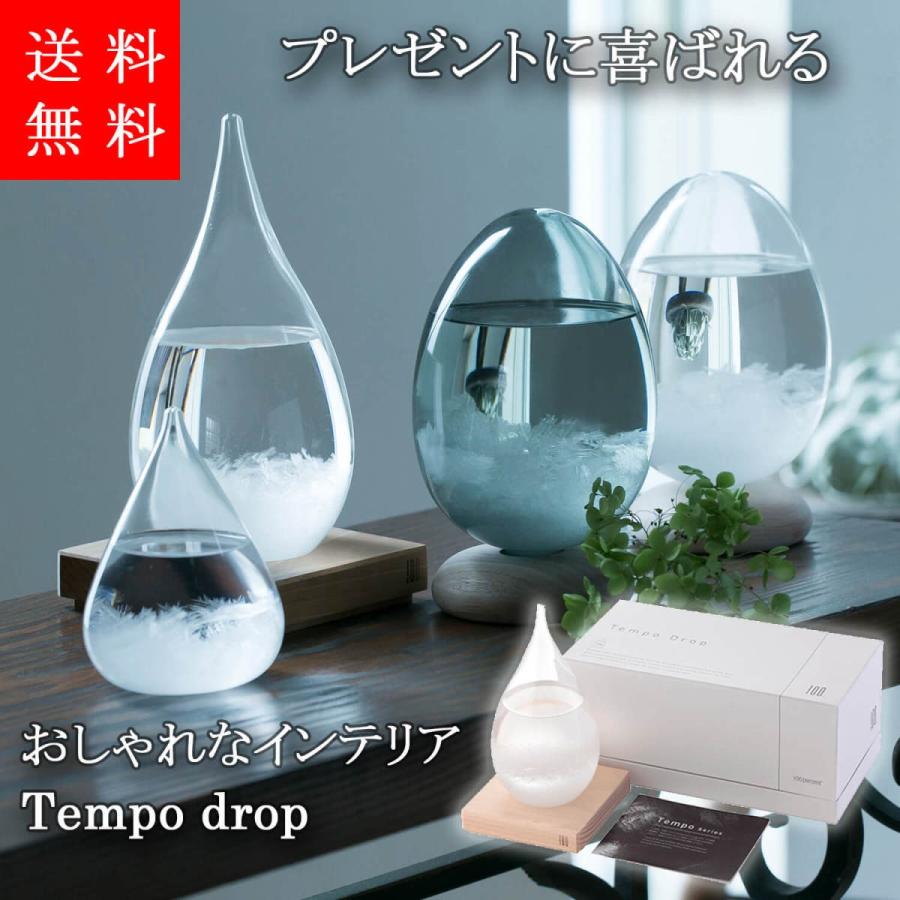 テンポドロップ 100percent Tempo drop 送料無料 ストームグラス プレゼントに喜ばれるおしゃれなしずく型のインテリア | 