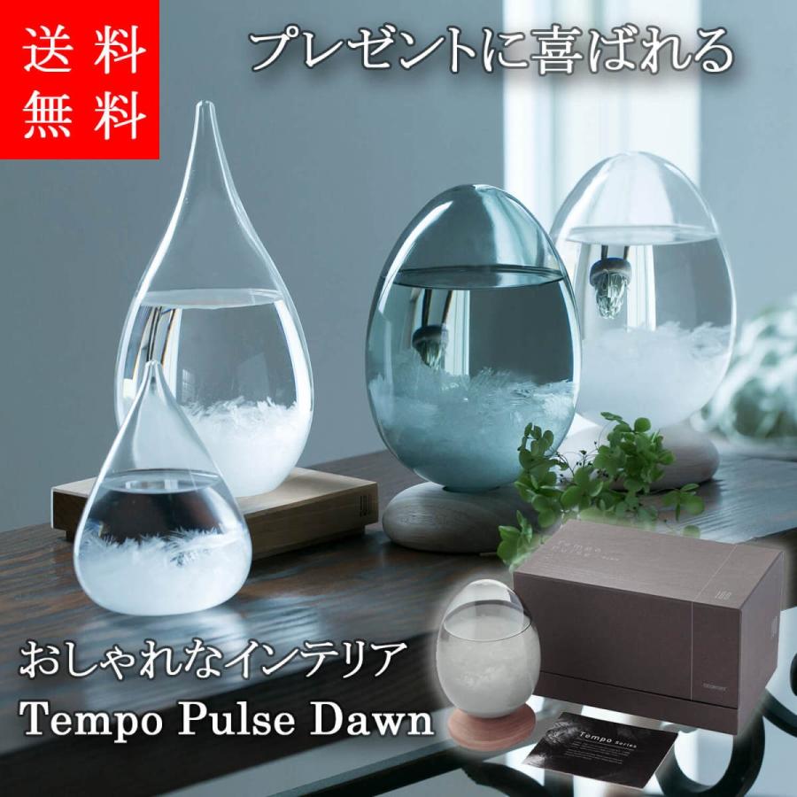 テンポパルスドーン 100percent Tempo Pulse Dawn テンポドロップ 送料無料 ストームグラス プレゼントに喜ばれるおしゃれなしずく型のインテリア | 