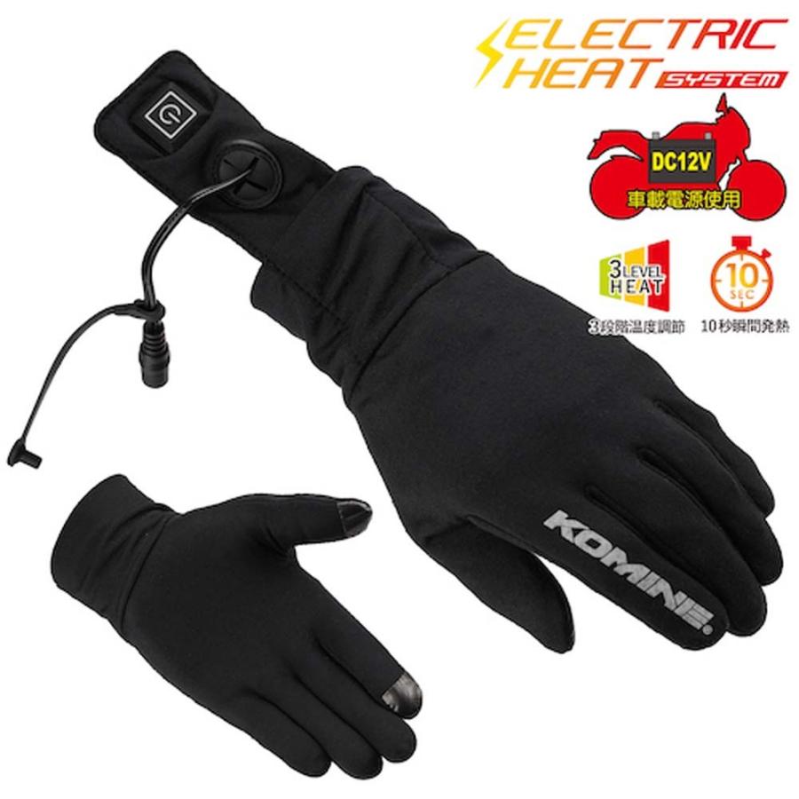EK-204 ヒートインナーグローブ12V Amazon | コミネ(KOMINE) バイク用 グローブ EK-204 ヒート