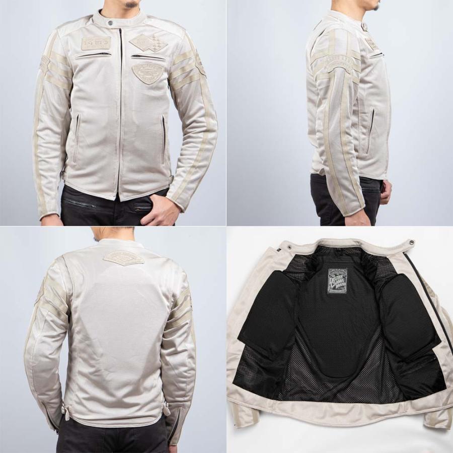 デグナーメッシュジャケットXLサイズ肩、肘プロテクター