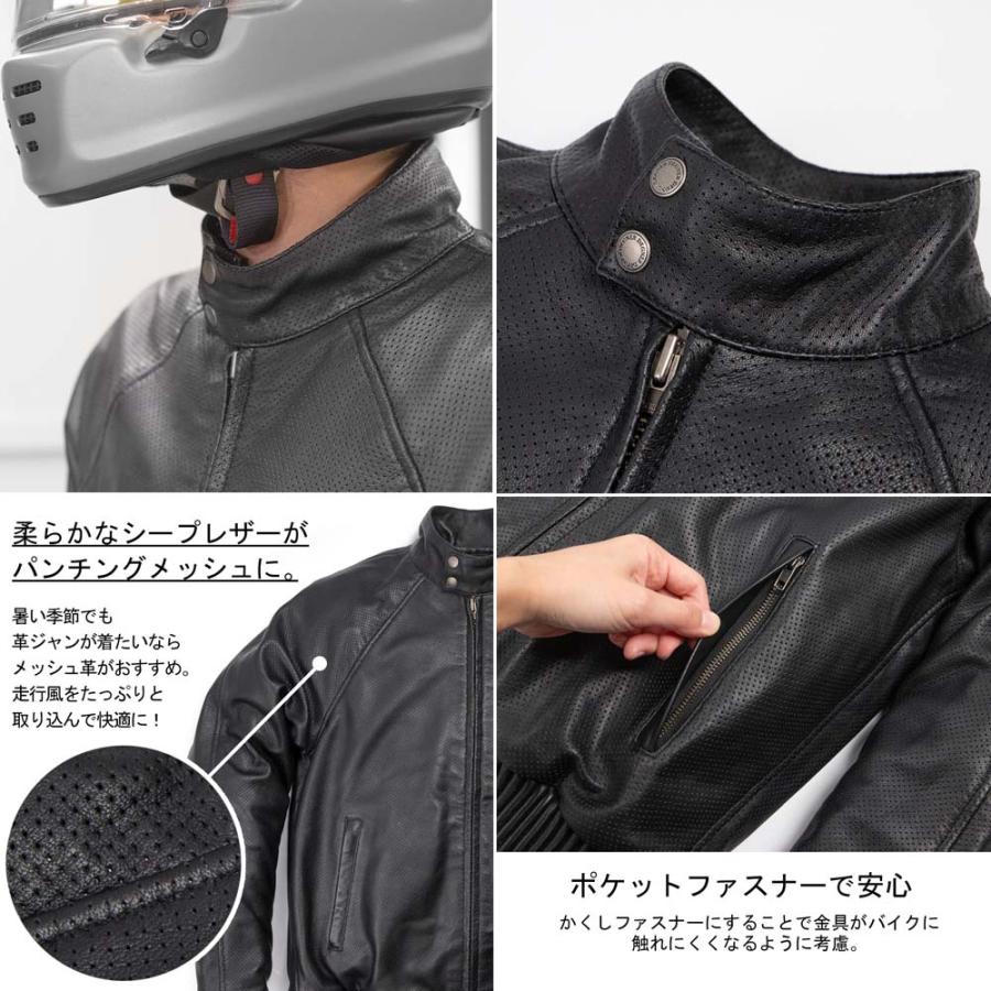 DEGNER（デグナー） 【デグナーWEB正規代理店】 24SJ-5 メッシュレザー