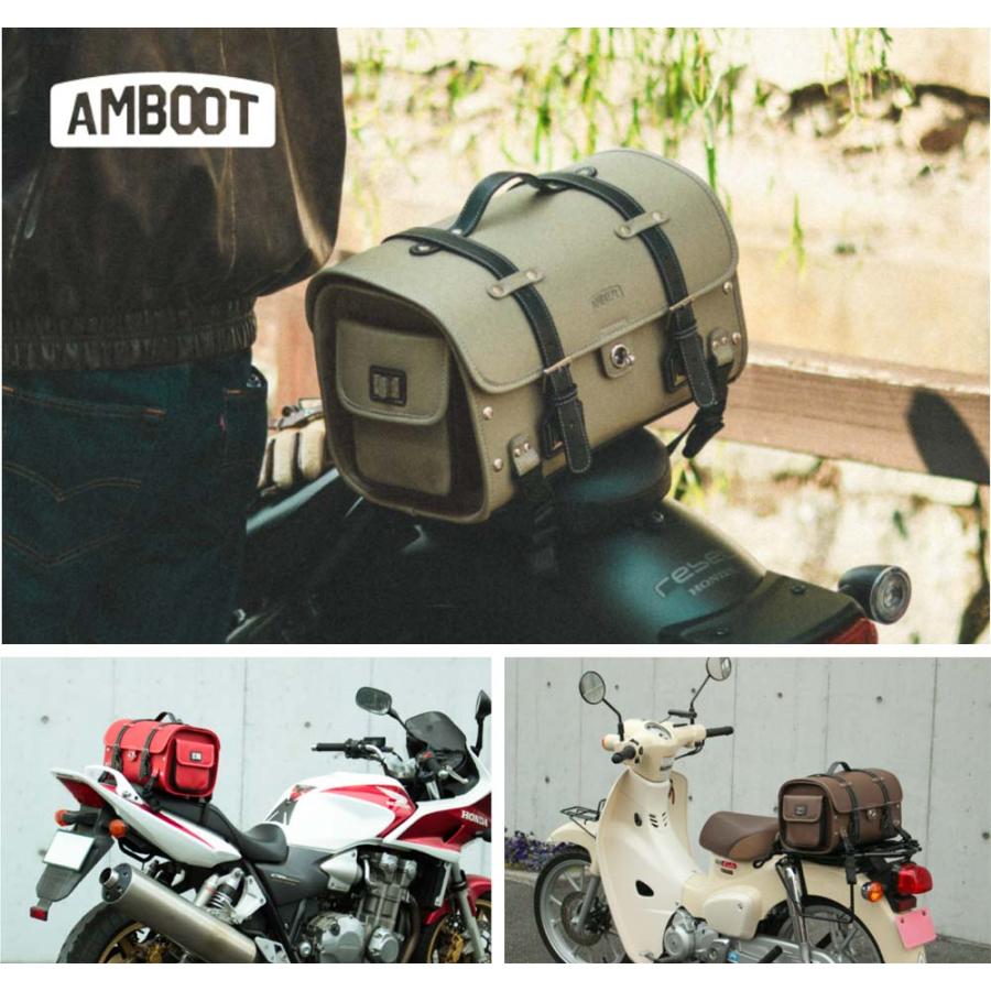 一部当店在庫有】AMBOOT AB-STBG01 ☆ シートバッグ 容量約11L リア 