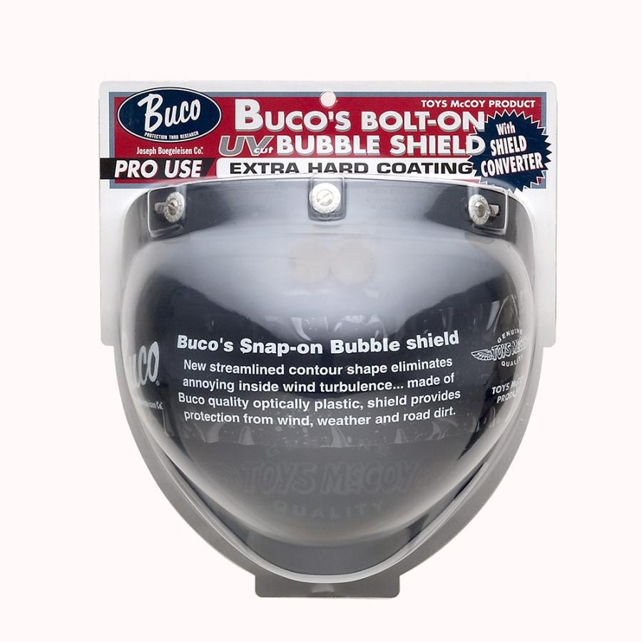BUCO（ブコ） 一部在庫有開閉する ジェットヘルメット用シールド
