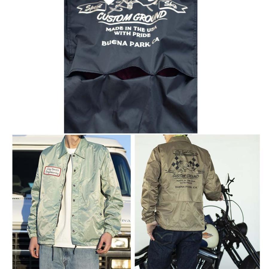 【送料無料★オリオンエース公認WEBSHOP】 クレイスミス (CLAY SMITH)★BLUEBIRD コーチジャケット CSY-1710|monodirect|03