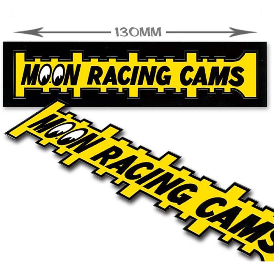 ムーンアイズ (MOONEYES)★ステッカー/MOON RACING CAM STICKER DM