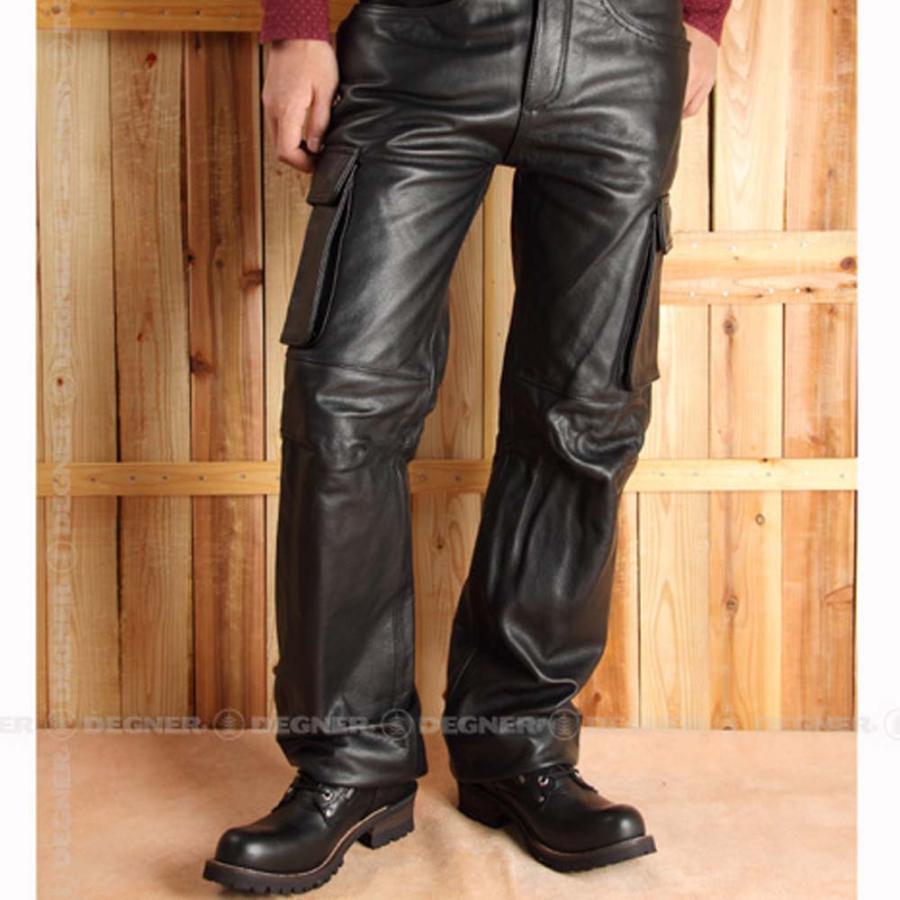 デグナーWEB正規代理店】 デグナー DP-17A レザーカーゴパンツ LEATHER