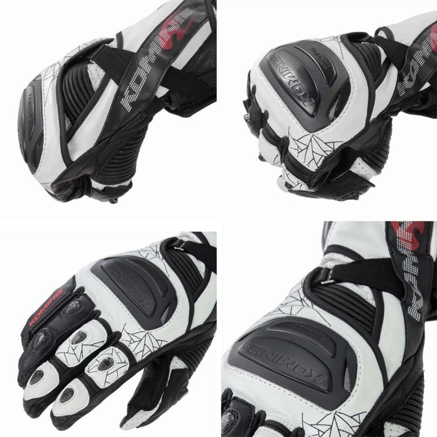 コミネ（Komine） ☆ 06-235 チタニウムレーシンググローブ GK-235