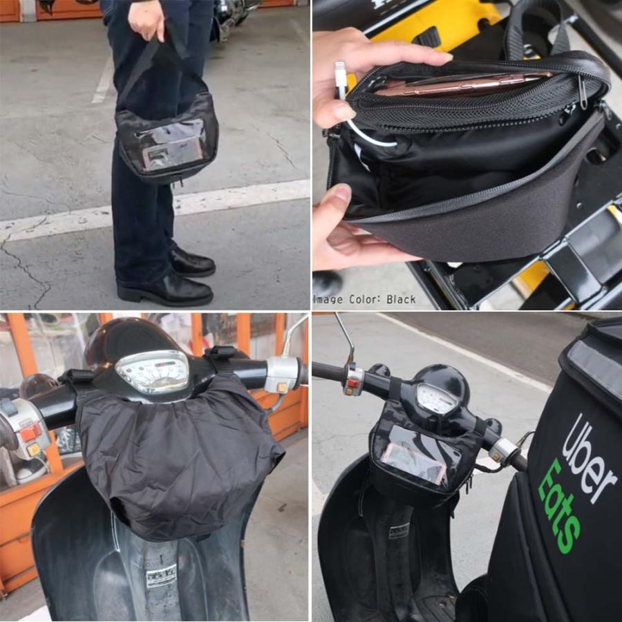 【一部当店在庫有】 ジャムズゴールド 正規販売店 JGB-928  ハンドル周りに取付可能 スマホナビ可 SCMAP スクーター用ポーチ ハンドルバッグ JAM'S GOLD JGB-928 |  | 03