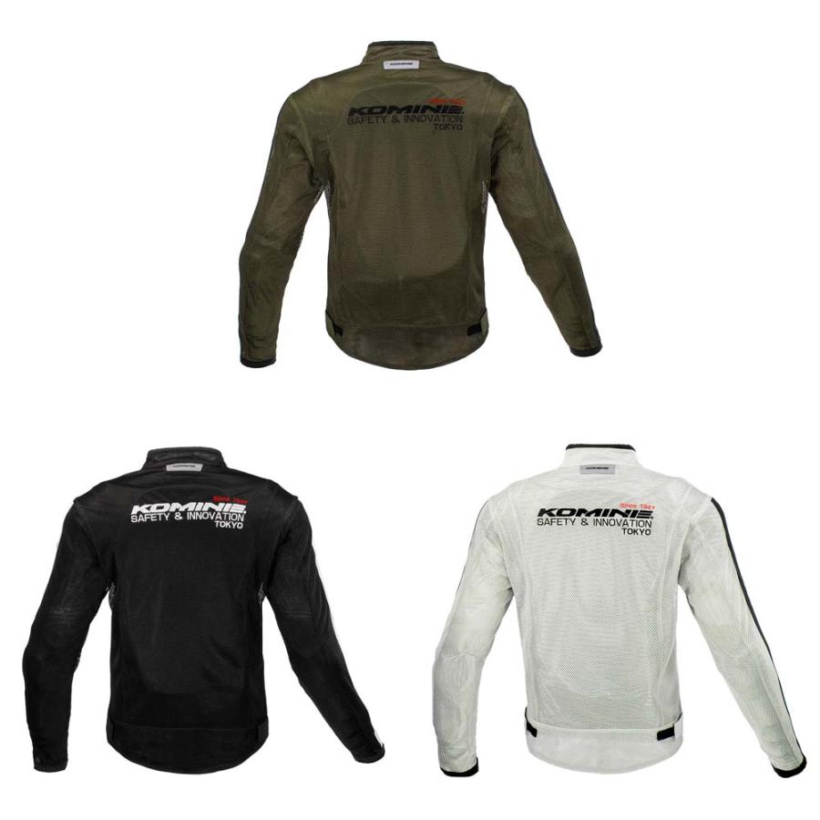 超美品 KOMINE メッシュジャケット M 灰色　コミネ 07-1191 コミネ 【送料無料】 (KOMINE) ☆ 07-1191 フルメッシュ