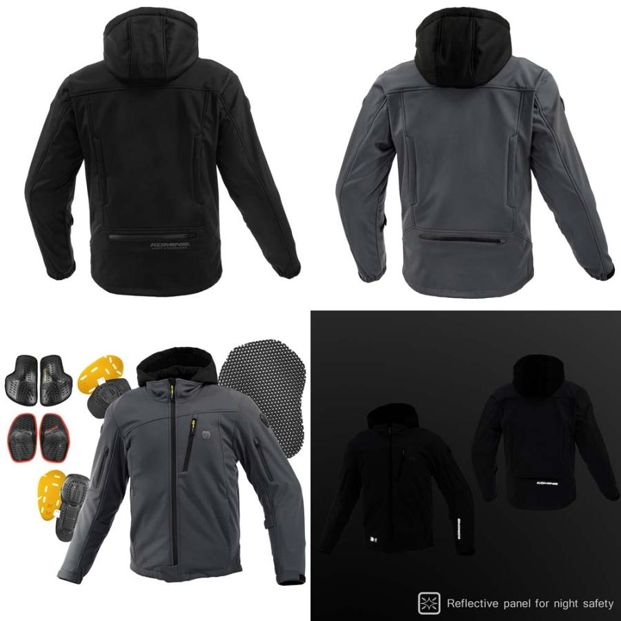 コミネ 【送料無料】 (KOMINE) WM~4XL 07-5904 プロテクトソフトシェル  