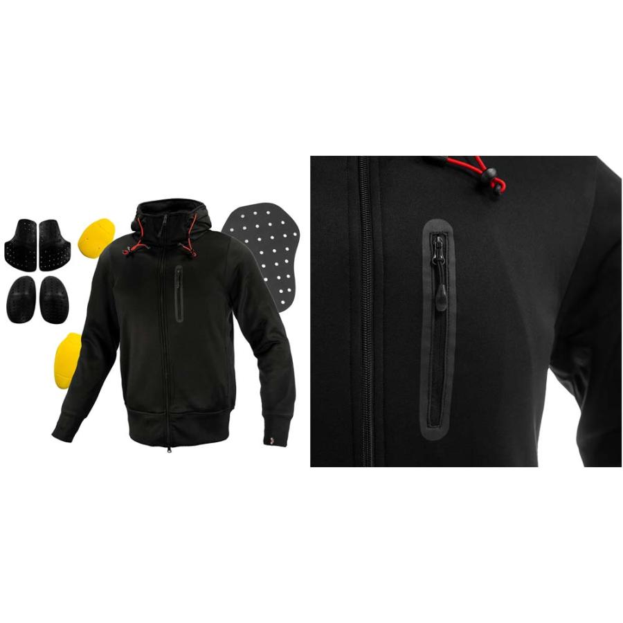 新品・5営業日で発送】コミネ(Komine) JK-6044 KV Parka Black