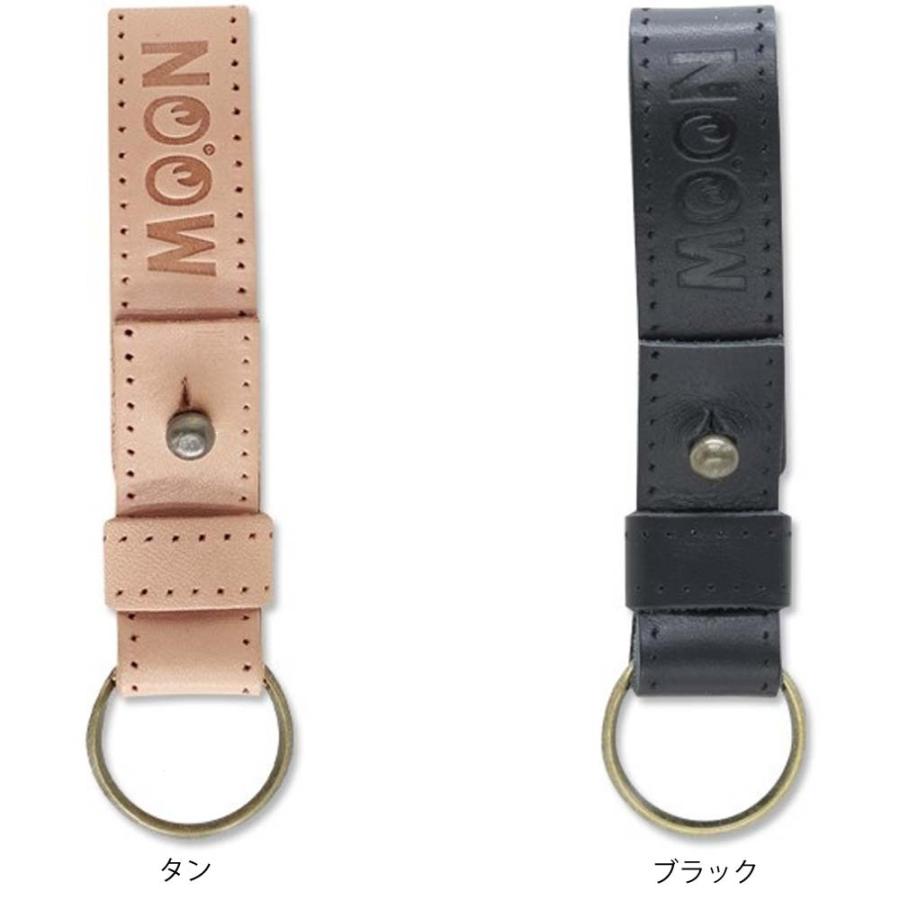 【オリオンエース公認WEBSHOP】 ムーンアイズ (MOONEYES) ★ レザーキーリング Leather Button Stud Key Ring MKR-151｜monodirect