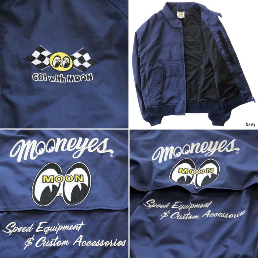 Mooneyes スウィングトップ　L相当 MOONEYES 【一部在庫有】ムーンアイズ 正規品取扱店OMJ-043 HARRINGTON