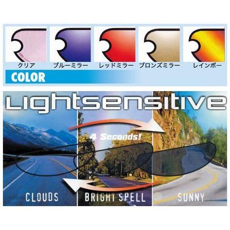 【一部当店在庫有】PROGRIP PG3000 ★ シールドに貼るだけ 光の強弱で濃淡が変わる ライトセンシティブ カラー：ミラー系 PG3000 | ラフ＆ロード | 01