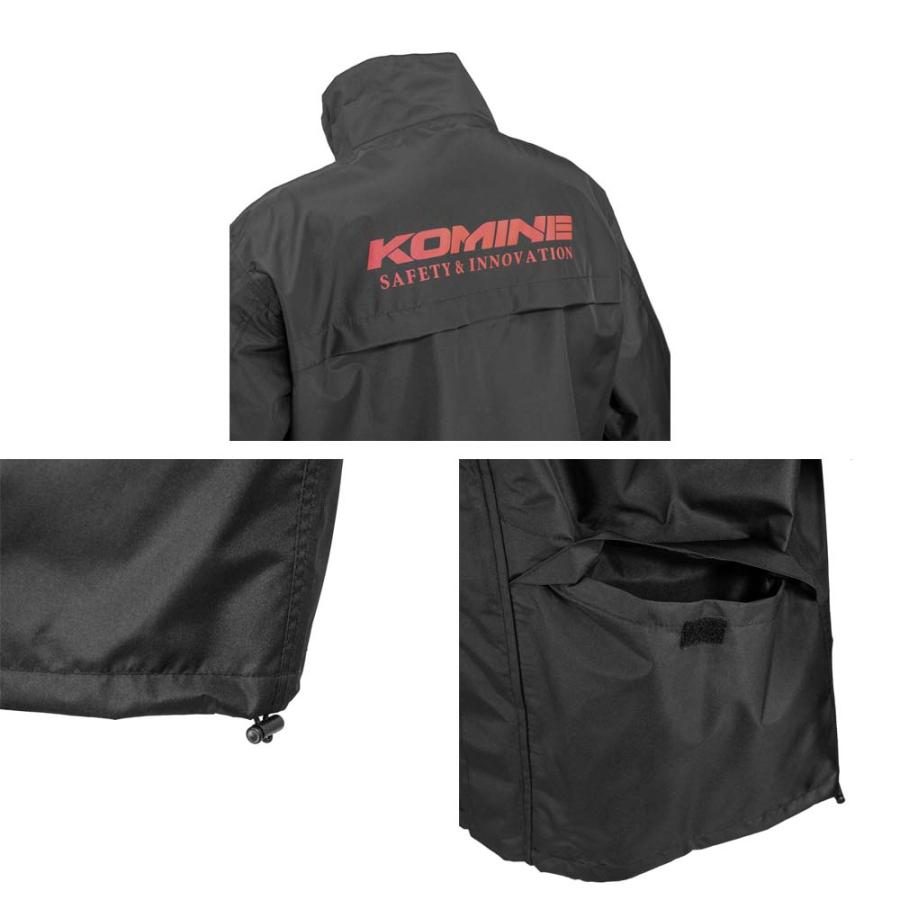 コミネ（Komine） RK-552 MC コンパクト レインウェア コンパクト収納
