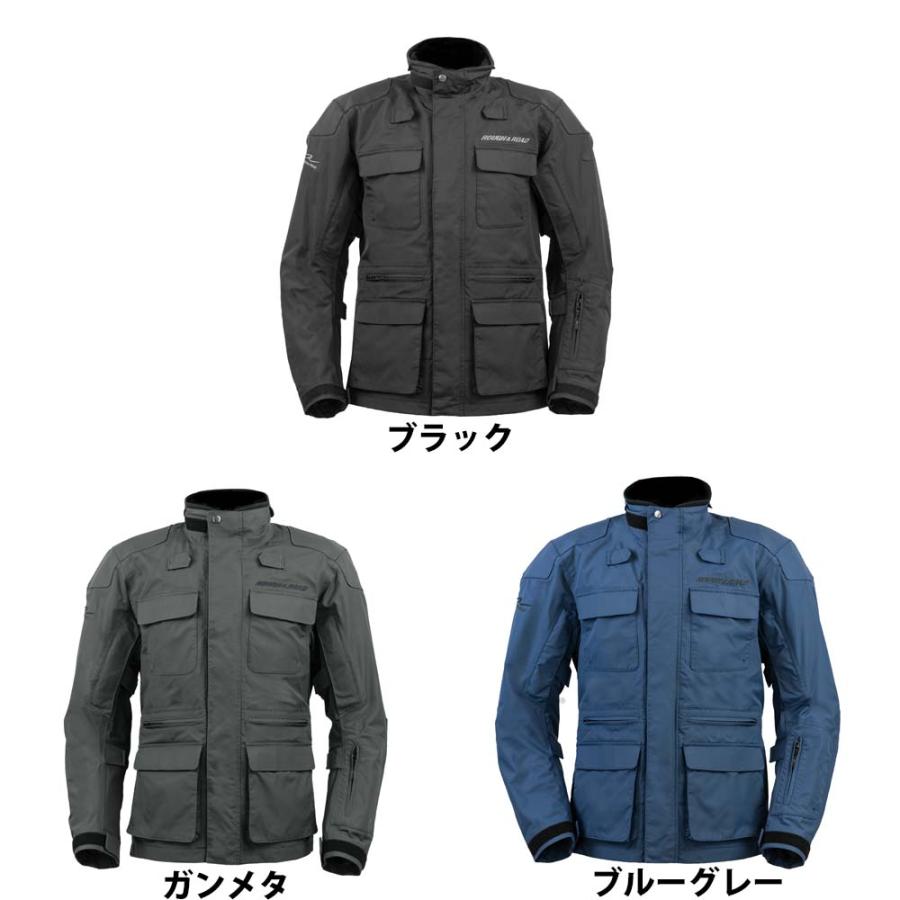ラフアンドロード RR7256 デュアルテックストレックジャケット 肩・ひじ・背中パッド標準装備 ROUGH&ROAD RR7256