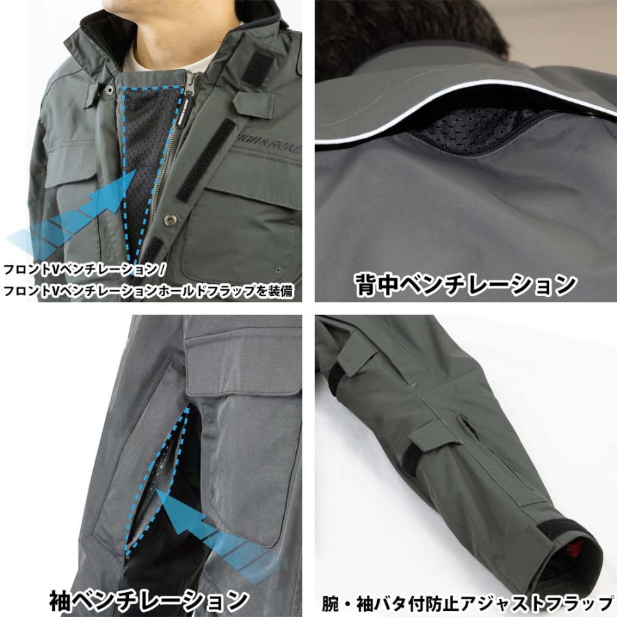 ラフアンドロード RR7256 デュアルテックストレックジャケット 肩・ひじ・背中パッド標準装備 ROUGH\u0026ROAD RR7256_2