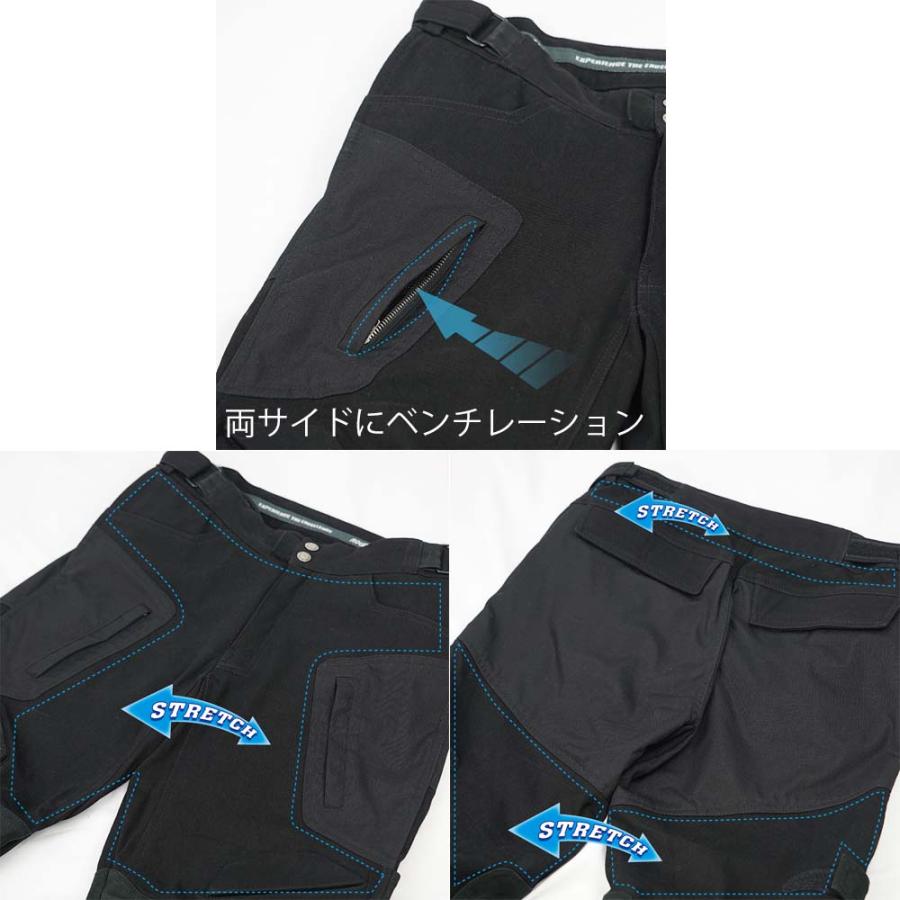 rough＆road ラフアンドロード　ハードプロテクションパンツ ラフ＆ロード ラフアンドロード ☆ ハードプロテクションパンツルーズ
