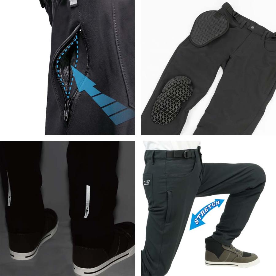 ラフアンドロード RR7486 エアスルーソフトシェルストレッチパンツ ROUGH&ROAD RR7486 | ラフ＆ロード | 02