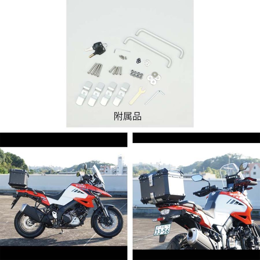 ラフアンドロード (ROUGH&ROAD) ★ RALLY890 アルミトップケース43 汎用品 容量43L RY89003