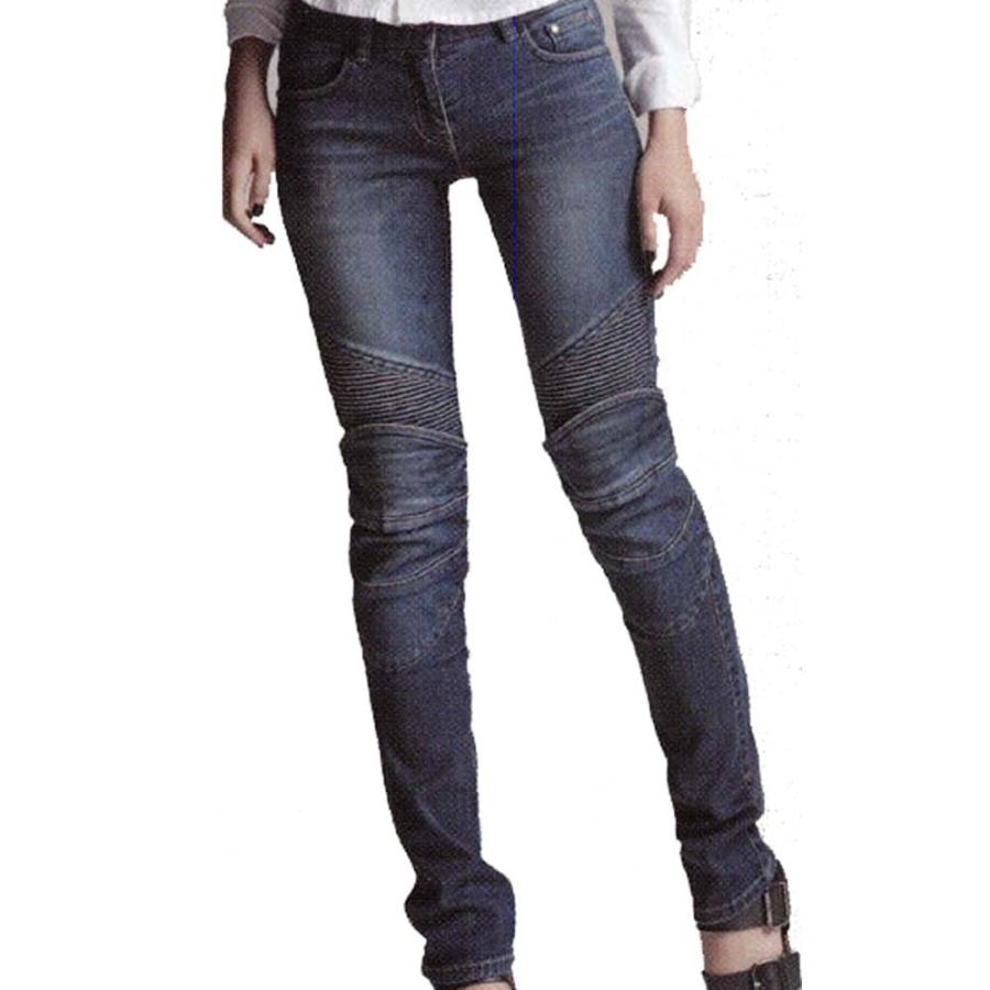 【送料無料】アグリブロス(uglyBROS)★レディース ストレッチデニム/MOTOPANTS TWIGGY 【Women's】インディゴ UB1005