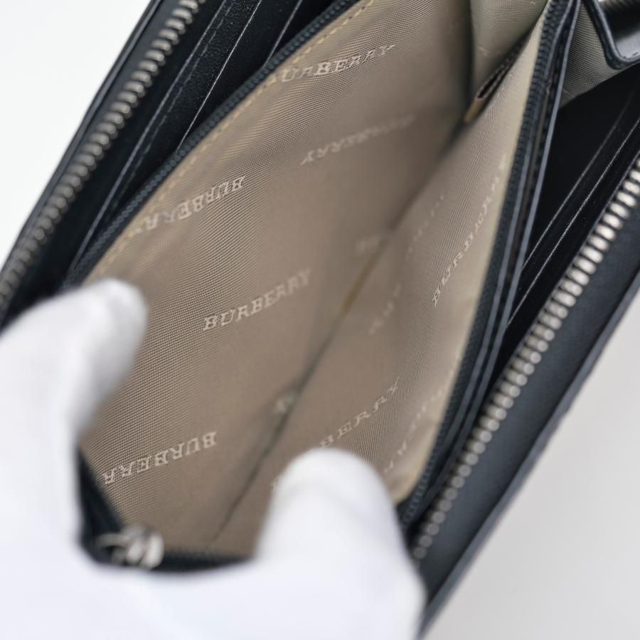BURBERRY バーバリー 長財布 ラウンドファスナー ノバチェック  