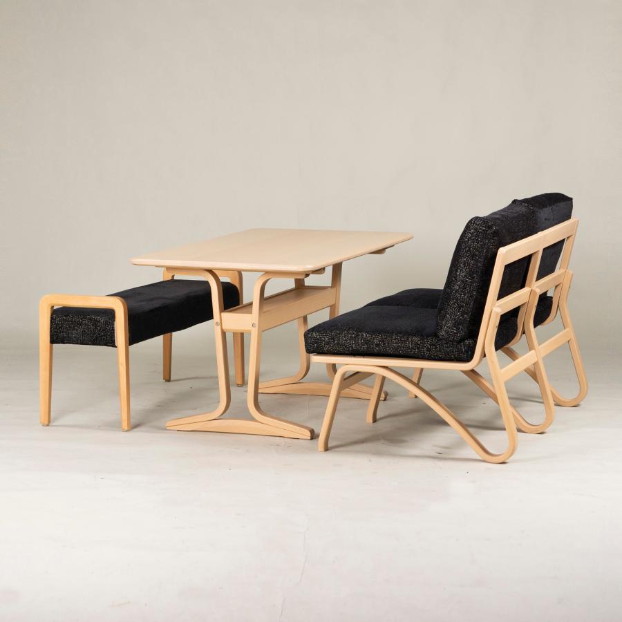 受渡先決定済】【KEYUCA】ダイニングテーブル、チェアセット