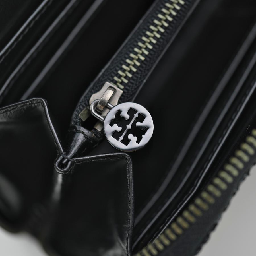 トリーバーチ TORY BURCH 長財布 ラウンドファスナー ロゴプレート 