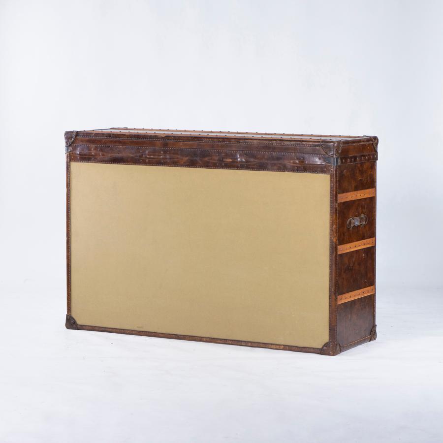 HALO 本革サイドボード ハロ トランクキャビネット レザー