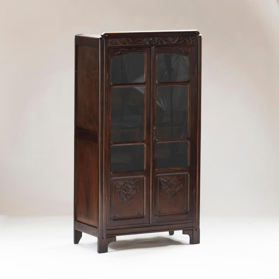 アンティーク家具　ロイズ・アンティークス　本棚 アンティーク キャビネット Lloyd's Antiques ロイズアンティークス
