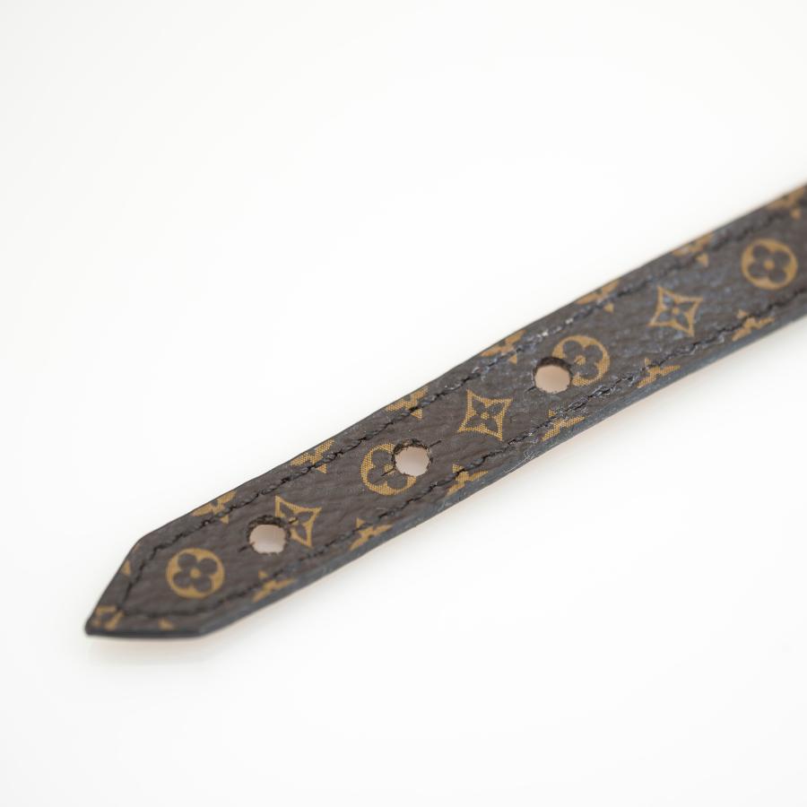 LOUIS VUITTON ルイ ヴィトン M4150F モノグラム ブラスレ ロゴマニア 